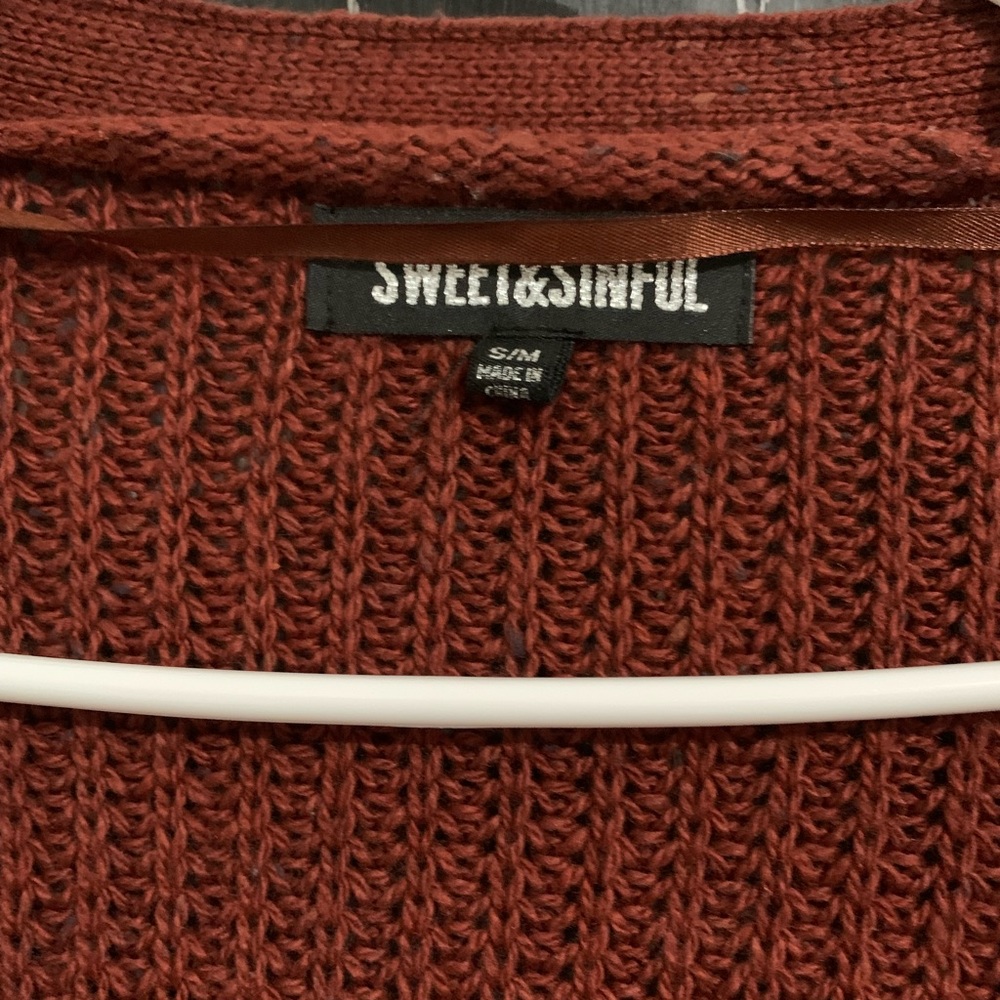 Rust Cardigan - Picture 2 of 3